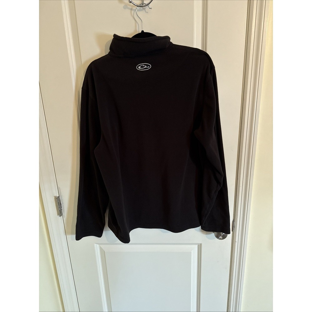 Drake Waterfowl Men's Camp Fleece 2.0 Pullover Black Size Large - Picture 2 of 7